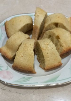 A picture of Diet Vanilla T cake, without oven.