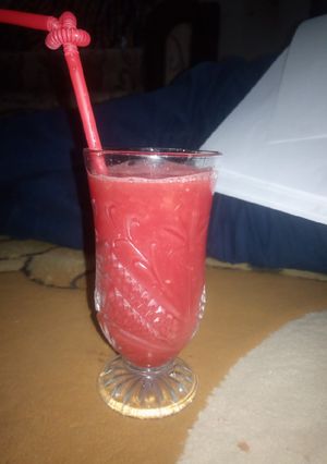 A picture of Watermelon drink.