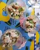 Ceviche de salmón y palta..