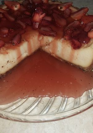 Una foto de Cheesecake estilo new york