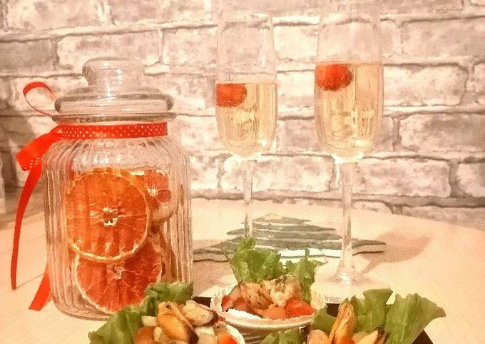 Тарталетки с мидиями и овощами 🥙