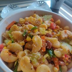 Mac salad A picture of Mac salad.