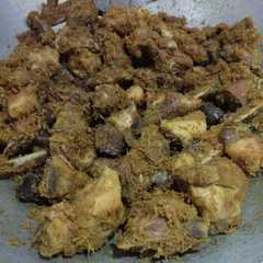 รูปของ Ayam likku kering khas bugis(ayam lengkuas)