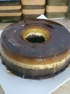 صورة لوصفة كيكة الكراميل