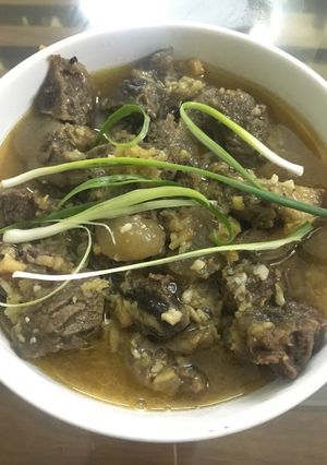 Hình của món Bò kho tiêu.
