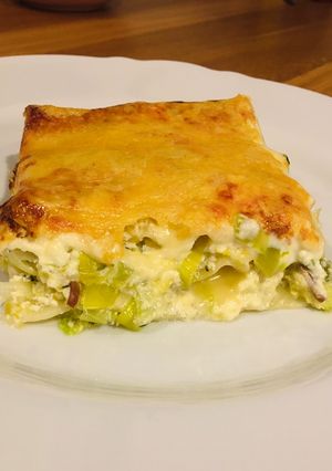 Póréhagymás, kelkáposztás lasagne 😋😋😋 recept fotója