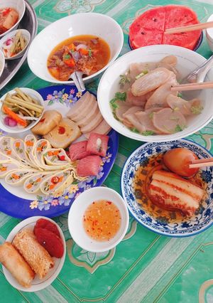 Hình của món Mâm cơm rước ông bà.