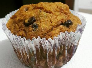 Una foto de Muffins veganos de calabaza