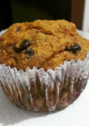 Una foto de Muffins veganos de calabaza