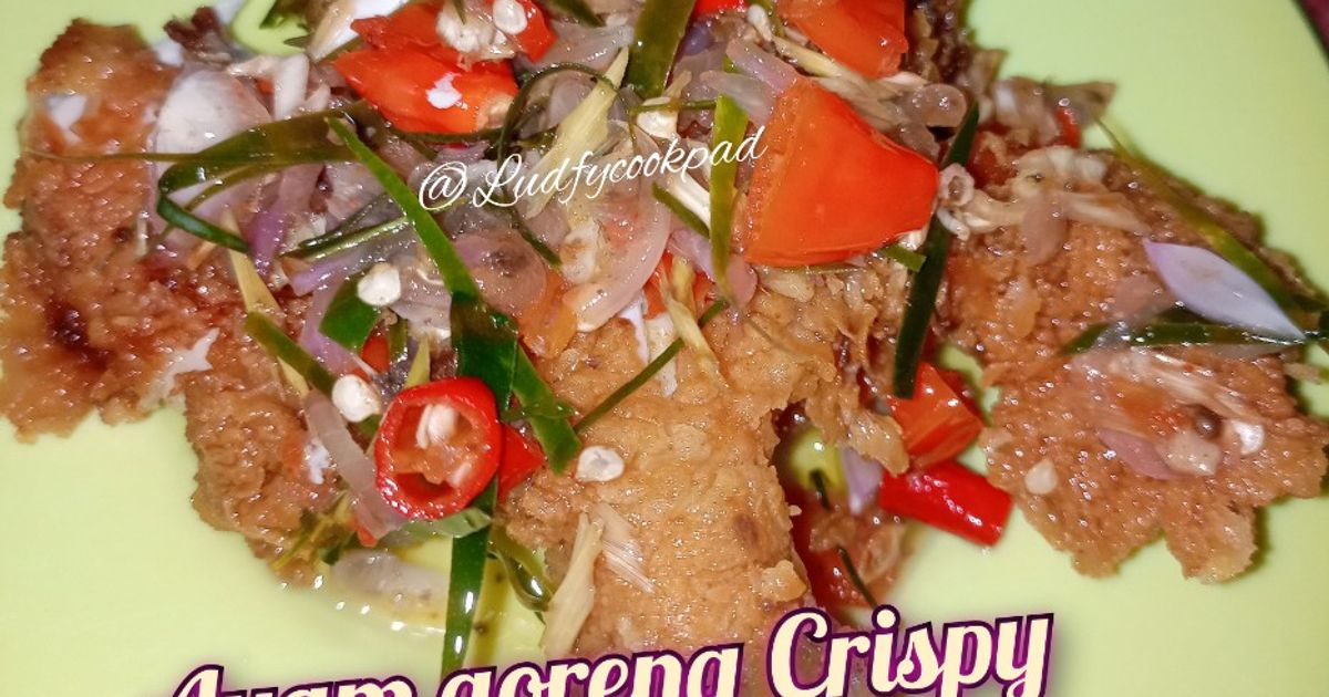 Ayam crispy paha Upin Ipin (Ayam Geprek Sambal Matah)