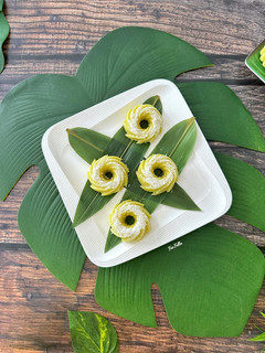 صورة لوصفة كيك بجوز الهند والباندان 🥥💚