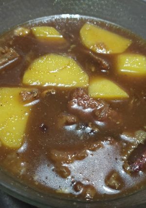 Foto resep 🌷 semur daging + kentang 🌷