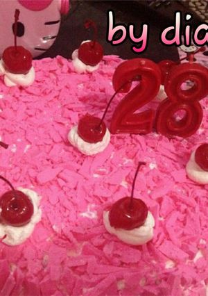 Foto resep Cake Pink Cokelat