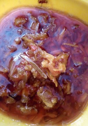 A picture of Carrot sauce.