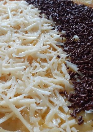 Foto resep Martabak manis teflon empuk bersarang takaran sendok