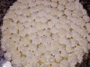 Una foto de relleno de lemon pie con maicena