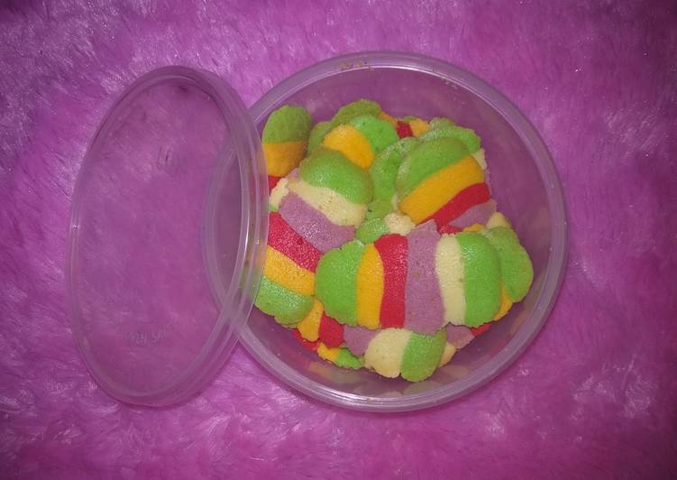 Resep: AppetizingLidah Kucing Rainbow