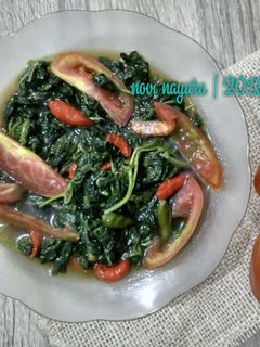 Foto resep Tumis Bayam Pedas Manis