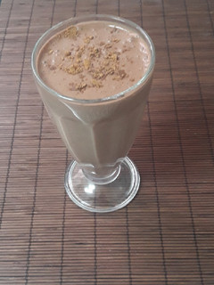 Una foto de Batido de yogur y chocolate