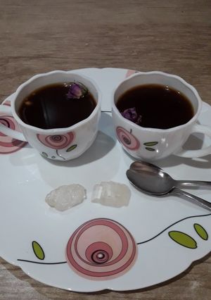 عکسی از دستور قهوه ترک با هل و زعفران