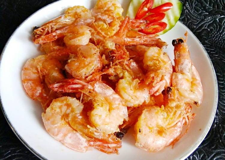 Kiat-kiat membuat ☀️Udang goreng Bumbu ketumbar☀️ enak