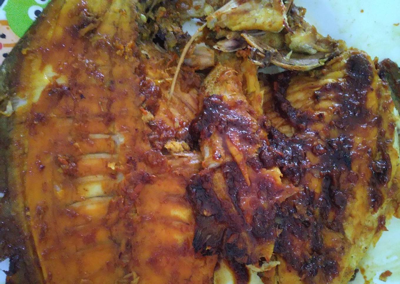 Ikan bawal bakar kecap