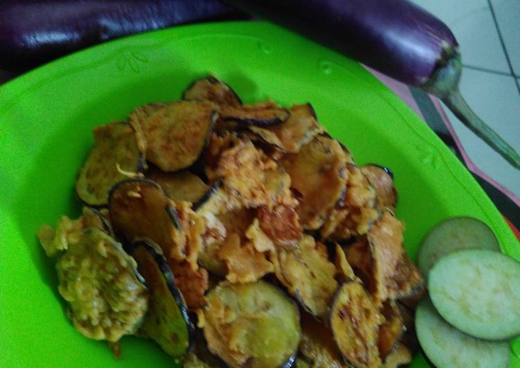 PATUT DICOBA! Resep Rahasia Keripik terong ungu 🍆🍆