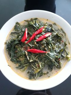 Foto resep Sayur daun singkong santen