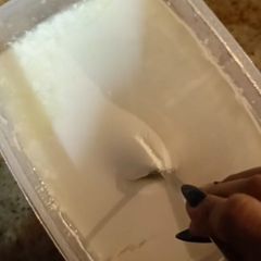 A picture of Homemade Natural Yoghurt.
