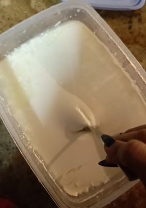 A picture of Homemade Natural Yoghurt.
