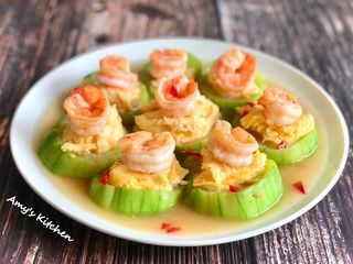 絲瓜蝦仁 / 偽餐廳料理