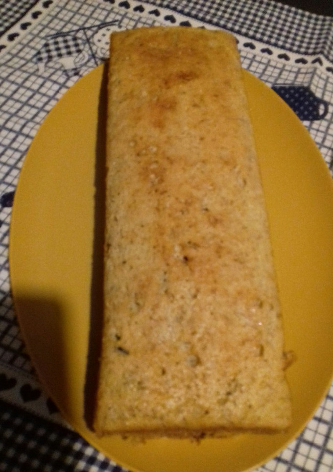 Una foto de Pan de yogur, plátano y chocolate