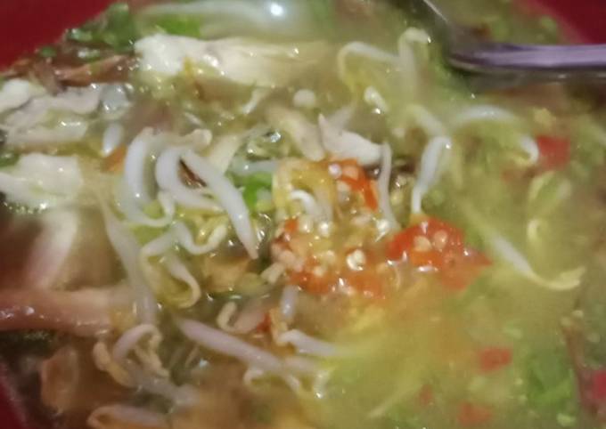 Soto Ayam tanpa santan