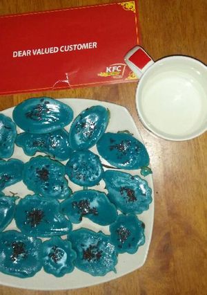 Foto resep Kue Cubit Banana Blue
