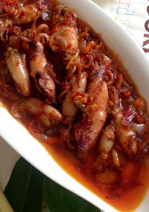 Foto resep Pedesan Cumi Asin Telur