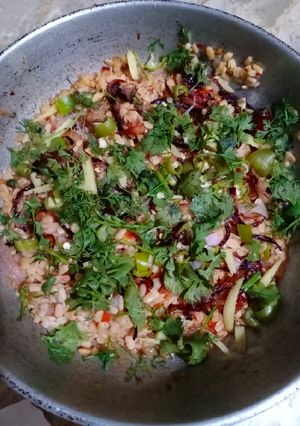 A picture of Dhaba style Daal Mash.