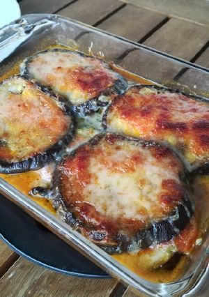 Una foto de Berenjenas a la parmigiana