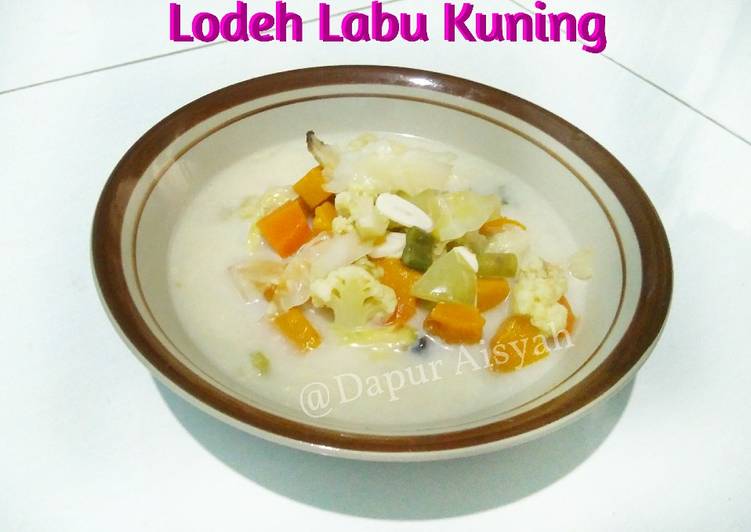 Resep Lodeh Labu Kuning Anti Gagal