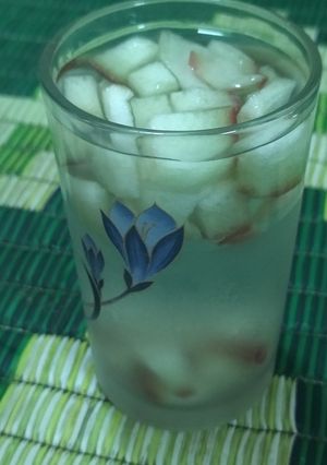 Hình của món Doi ngâm nước sôi.