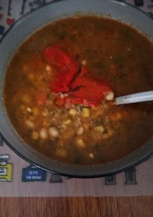 Una foto de Chili con Quinoa