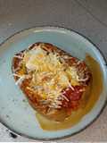 Calabaza rellena de atún