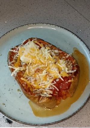 Una foto de Calabaza rellena de atún