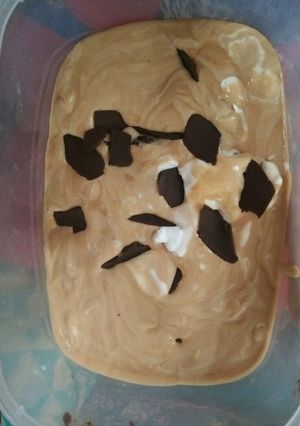 A picture of Chocolate ice cream.