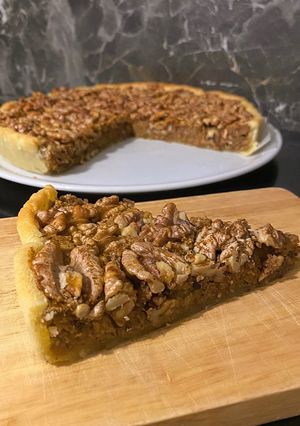 Une photo de 71• 🥮 Tarte aux noix (revisite sans caramel) 🌰