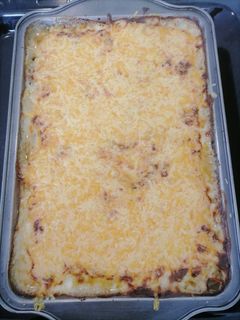 Una foto de Musaka. Receta Griega