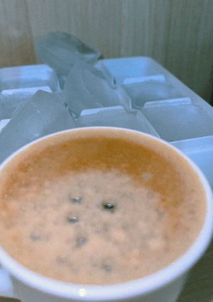 Una foto de Iced latte coffee fácil