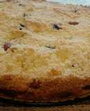 Tarta de coco, dulce de membrillo y mix de frutos secos