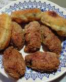 Alitas con cajún y bombas de polenta rellenas