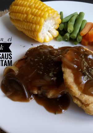 Foto resep Steak Tempe Saus Lada Hitam