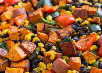 Update, Making Recipe Vickys MexicanStyle Sweet Potato Salad with Honey Mustard Dressing Gluten Dairy Egg Soy  NutFree Delicious Simple